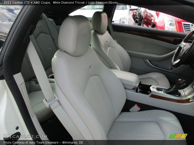 White Diamond Tricoat / Light Titanium/Ebony 2011 Cadillac CTS 4 AWD Coupe