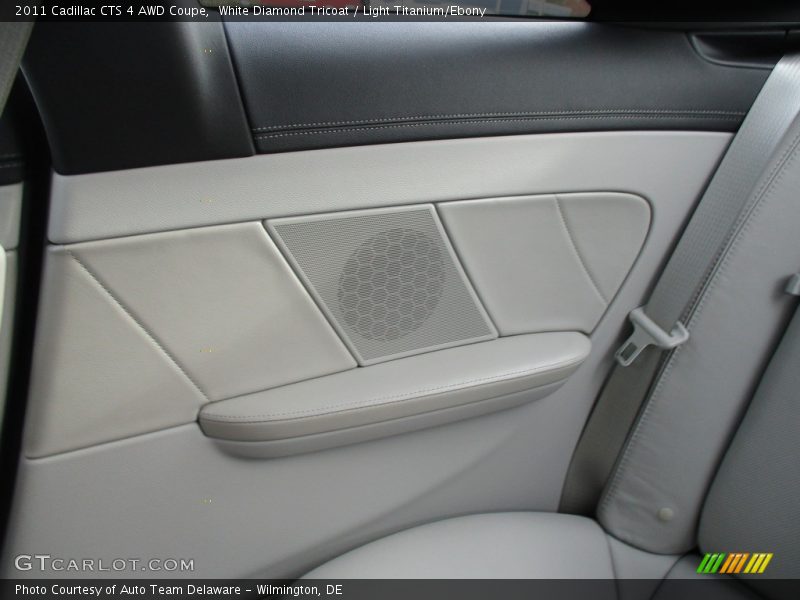 White Diamond Tricoat / Light Titanium/Ebony 2011 Cadillac CTS 4 AWD Coupe