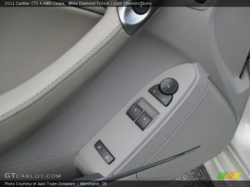 White Diamond Tricoat / Light Titanium/Ebony 2011 Cadillac CTS 4 AWD Coupe