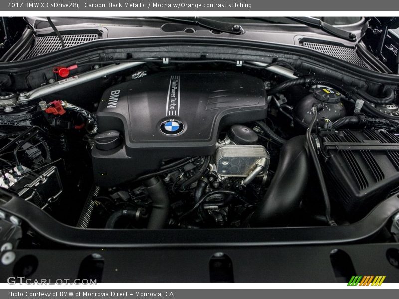  2017 X3 sDrive28i Engine - 2.0 Liter TwinPower Turbocharged DI DOHC 16-Valve VVT 4 Cylinder