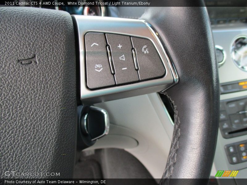 White Diamond Tricoat / Light Titanium/Ebony 2011 Cadillac CTS 4 AWD Coupe