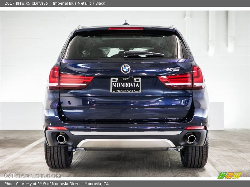 Imperial Blue Metallic / Black 2017 BMW X5 xDrive35i