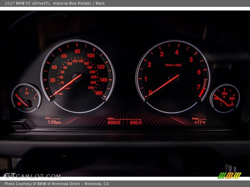  2017 X5 xDrive35i xDrive35i Gauges