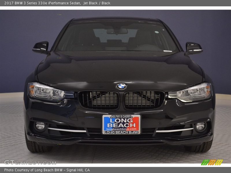 Jet Black / Black 2017 BMW 3 Series 330e iPerfomance Sedan