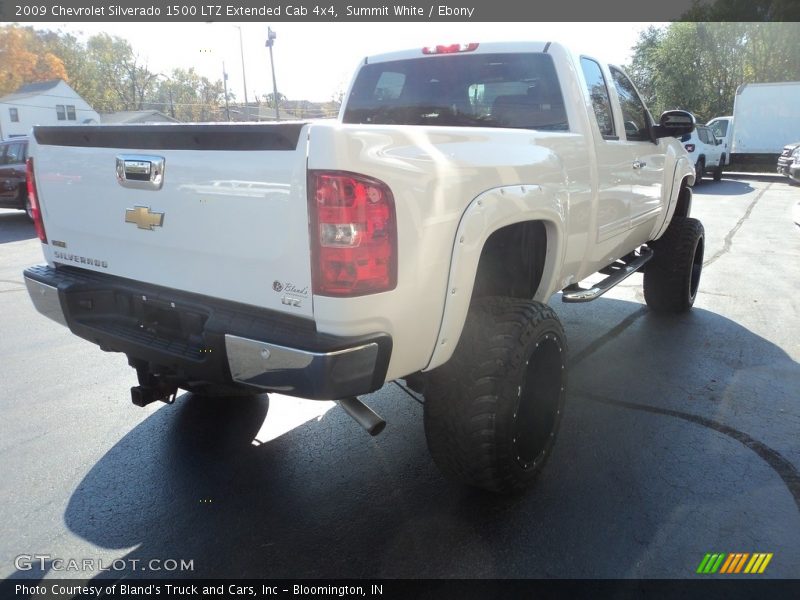 Summit White / Ebony 2009 Chevrolet Silverado 1500 LTZ Extended Cab 4x4