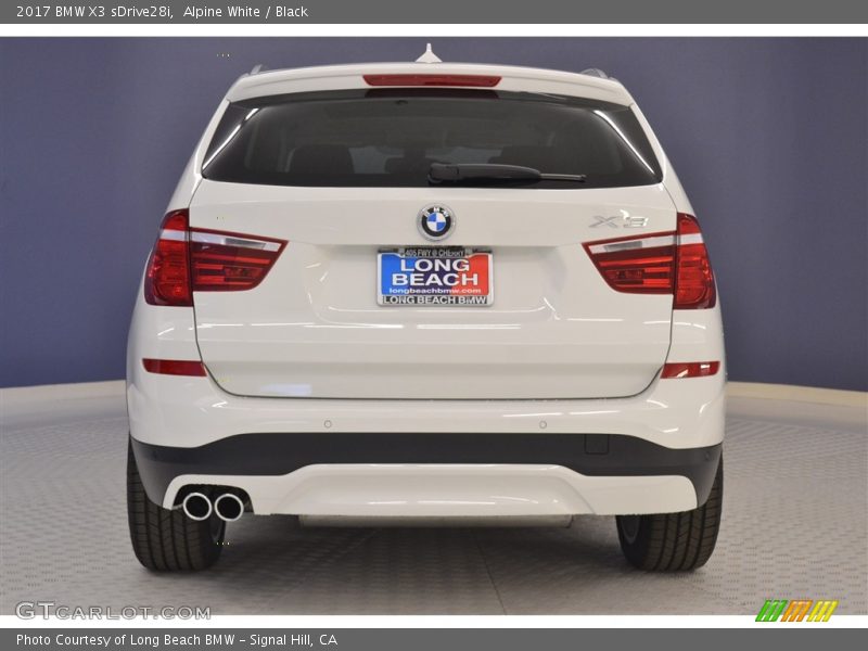 Alpine White / Black 2017 BMW X3 sDrive28i