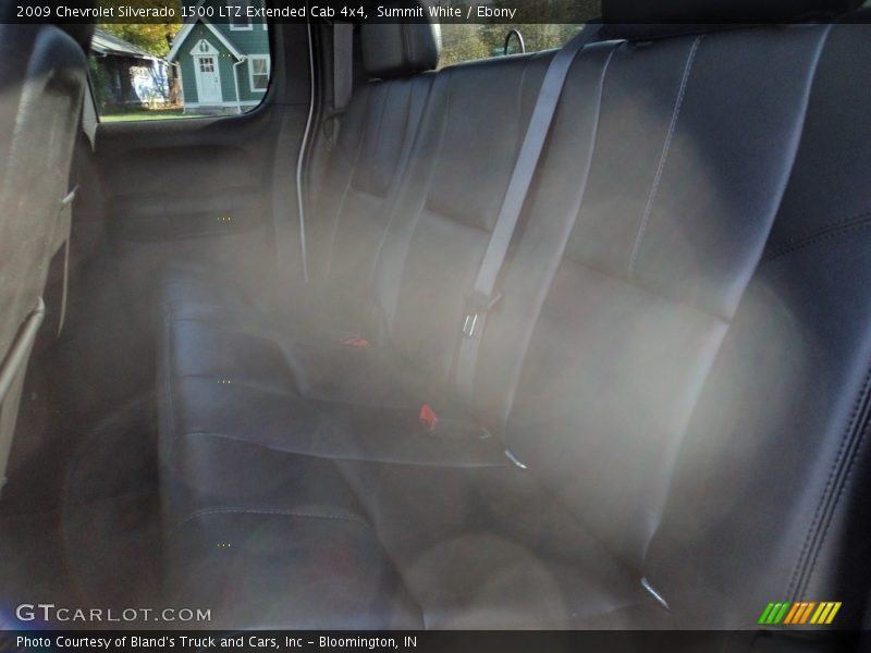 Summit White / Ebony 2009 Chevrolet Silverado 1500 LTZ Extended Cab 4x4