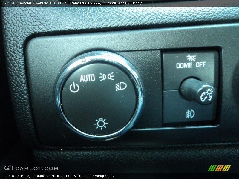 Summit White / Ebony 2009 Chevrolet Silverado 1500 LTZ Extended Cab 4x4