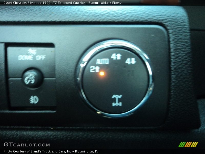Summit White / Ebony 2009 Chevrolet Silverado 1500 LTZ Extended Cab 4x4