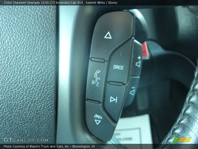 Summit White / Ebony 2009 Chevrolet Silverado 1500 LTZ Extended Cab 4x4