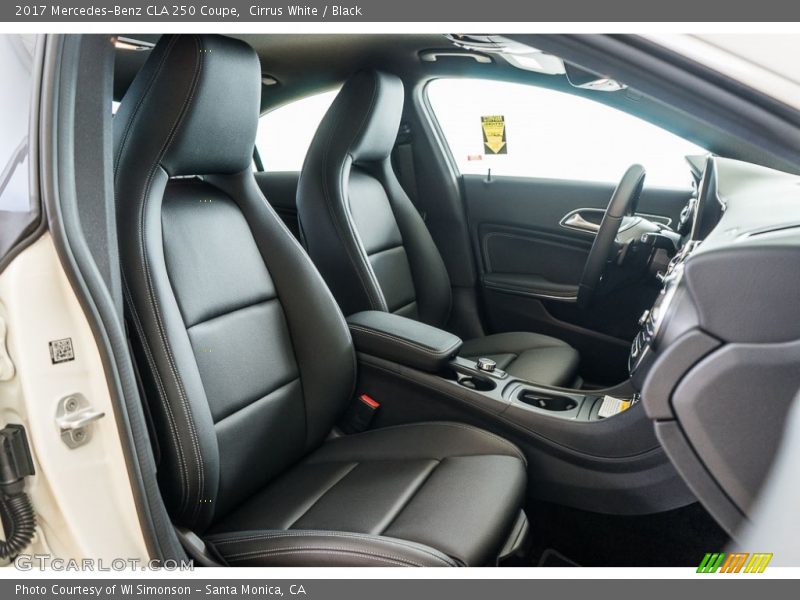 Cirrus White / Black 2017 Mercedes-Benz CLA 250 Coupe