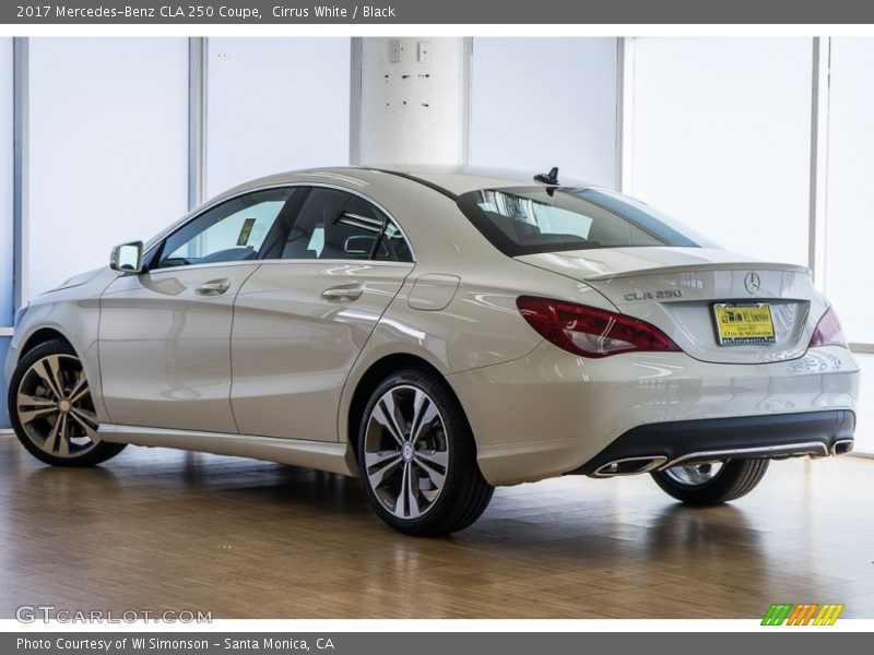 Cirrus White / Black 2017 Mercedes-Benz CLA 250 Coupe