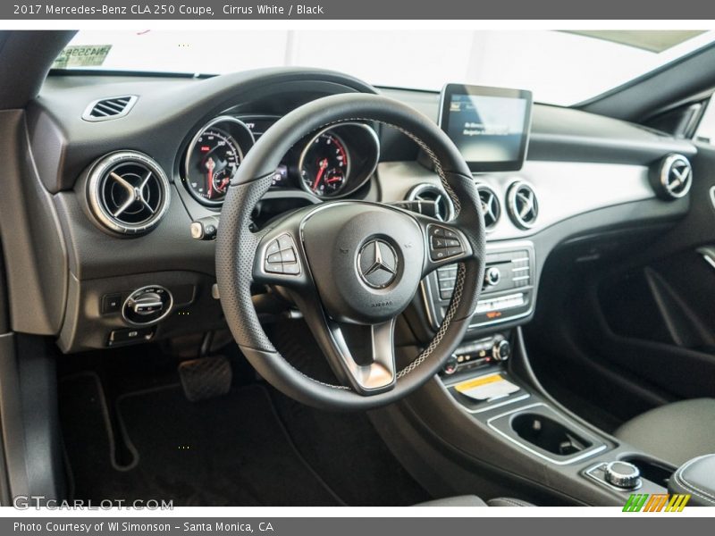 Cirrus White / Black 2017 Mercedes-Benz CLA 250 Coupe