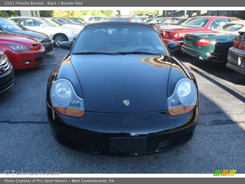 Black / Boxster Red 2001 Porsche Boxster