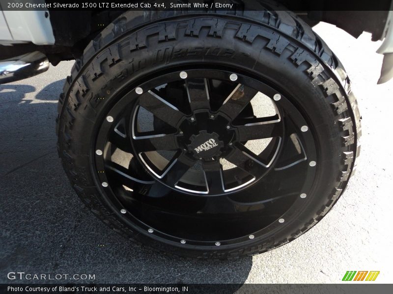 Summit White / Ebony 2009 Chevrolet Silverado 1500 LTZ Extended Cab 4x4