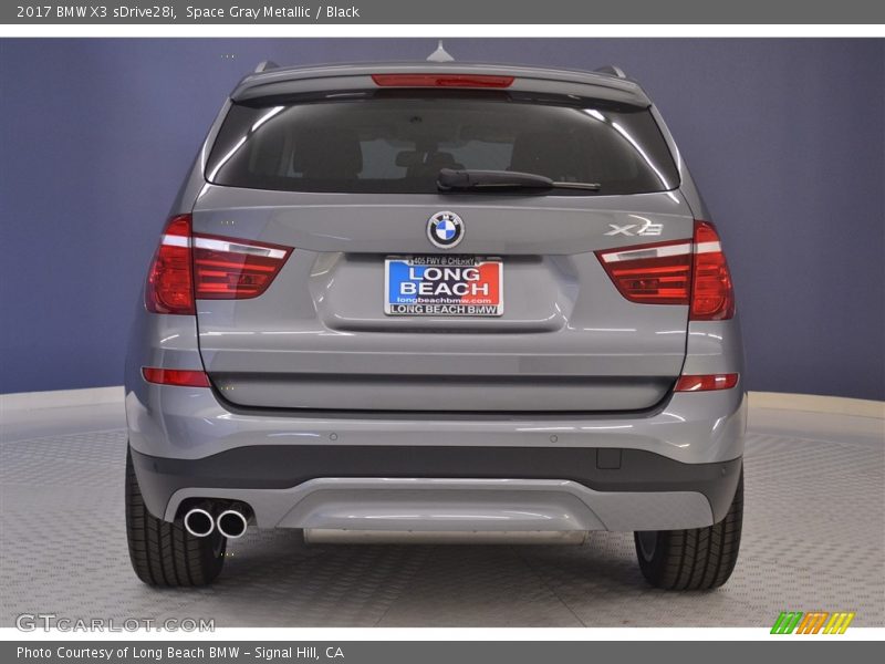 Space Gray Metallic / Black 2017 BMW X3 sDrive28i
