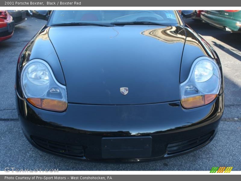 Black / Boxster Red 2001 Porsche Boxster