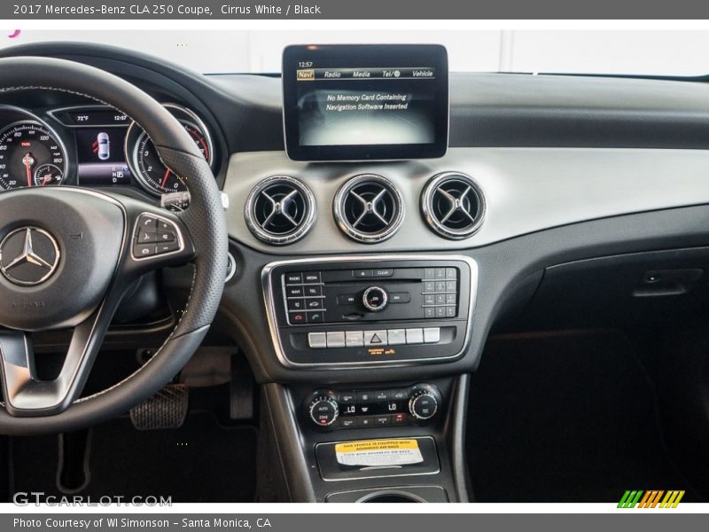 Cirrus White / Black 2017 Mercedes-Benz CLA 250 Coupe