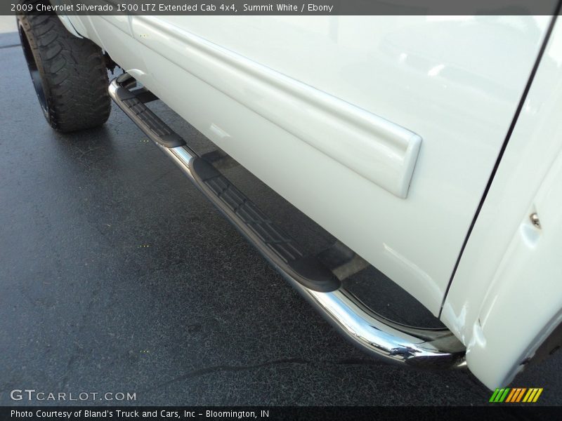 Summit White / Ebony 2009 Chevrolet Silverado 1500 LTZ Extended Cab 4x4
