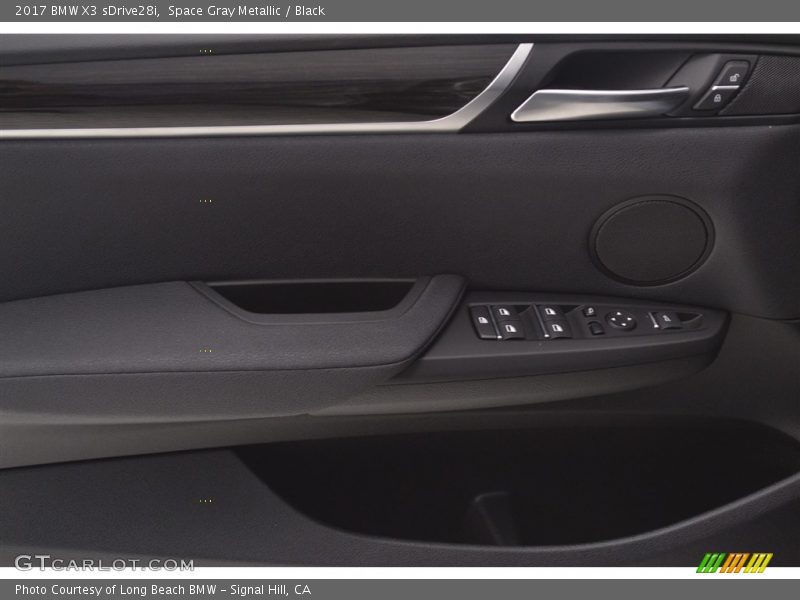 Space Gray Metallic / Black 2017 BMW X3 sDrive28i