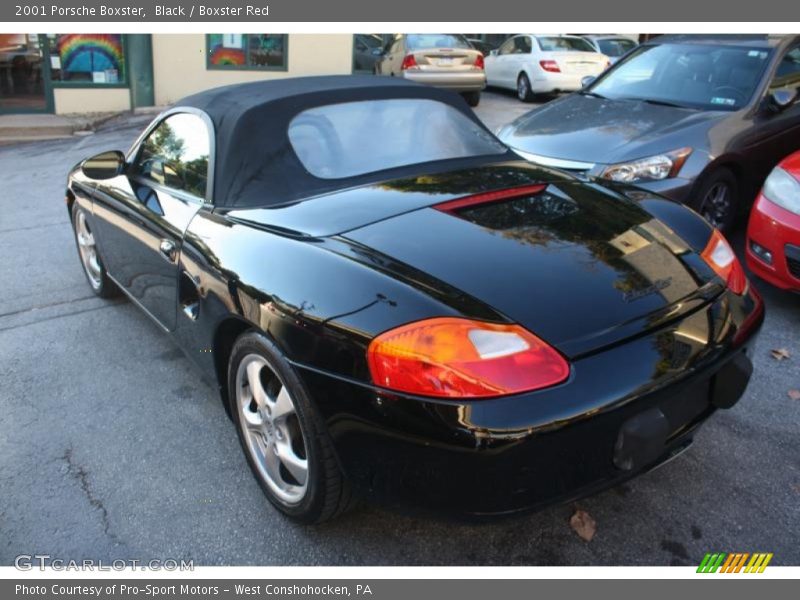 Black / Boxster Red 2001 Porsche Boxster