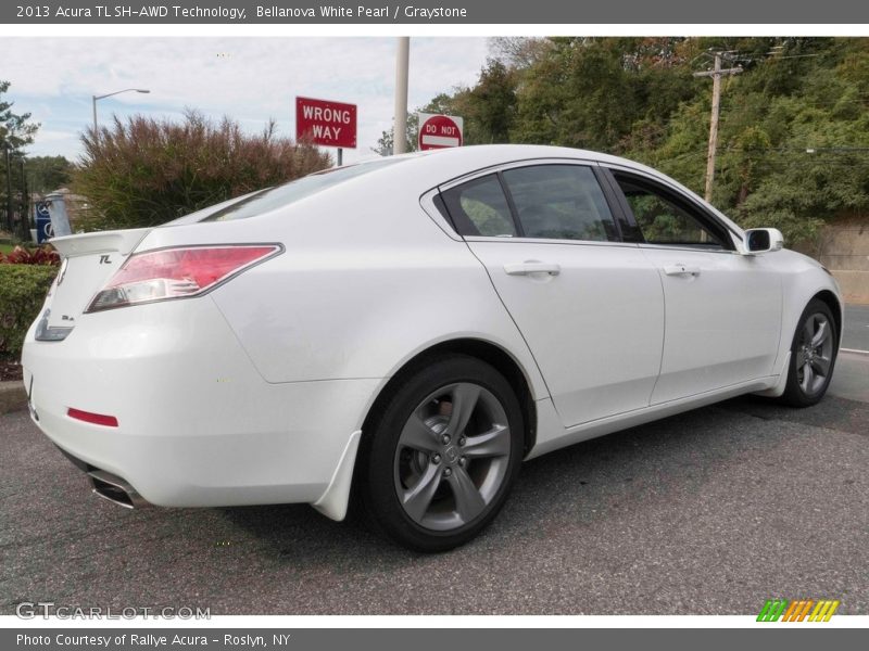Bellanova White Pearl / Graystone 2013 Acura TL SH-AWD Technology