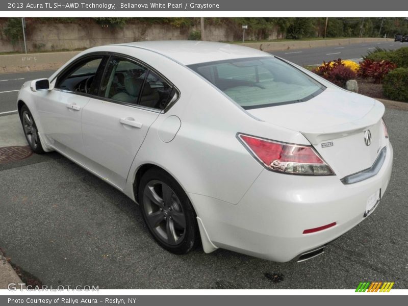 Bellanova White Pearl / Graystone 2013 Acura TL SH-AWD Technology
