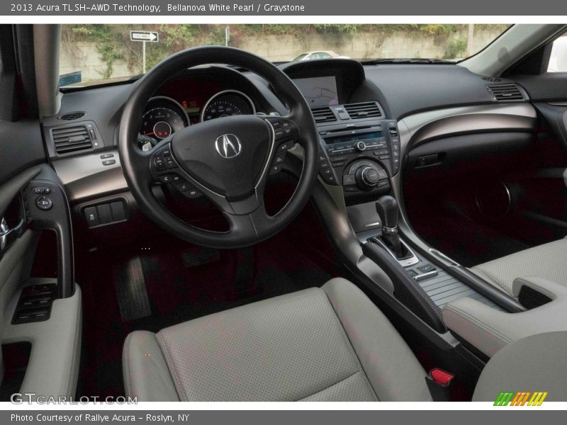 Bellanova White Pearl / Graystone 2013 Acura TL SH-AWD Technology