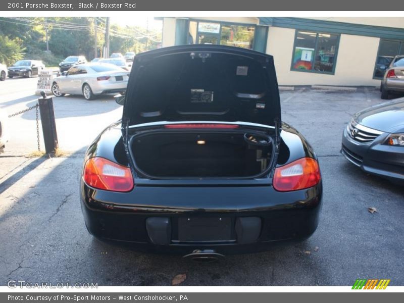 Black / Boxster Red 2001 Porsche Boxster