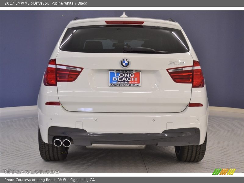 Alpine White / Black 2017 BMW X3 xDrive35i