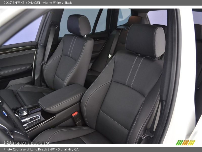 Alpine White / Black 2017 BMW X3 xDrive35i