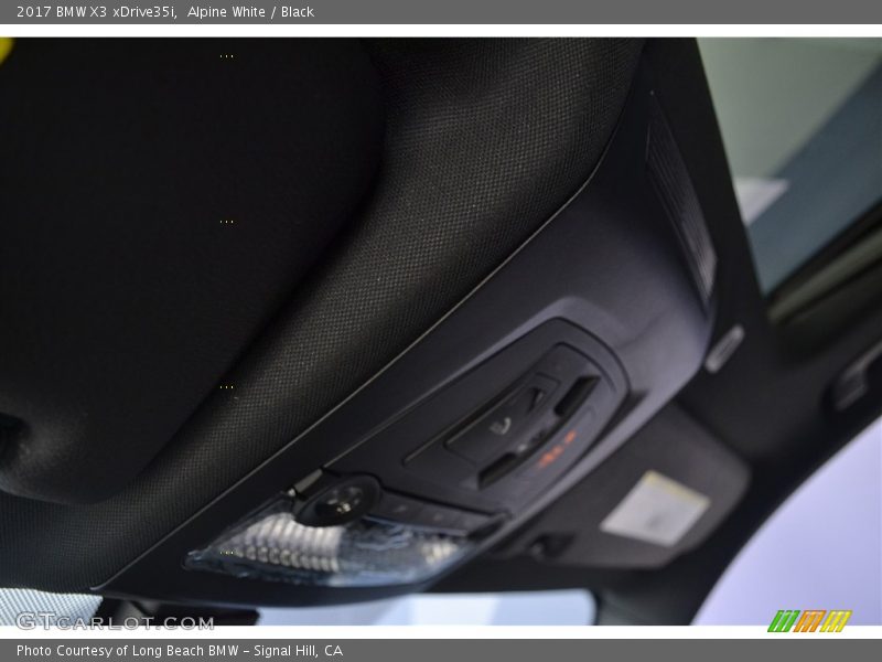 Alpine White / Black 2017 BMW X3 xDrive35i