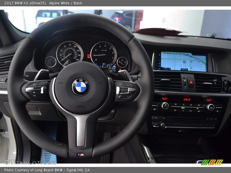 Alpine White / Black 2017 BMW X3 xDrive35i