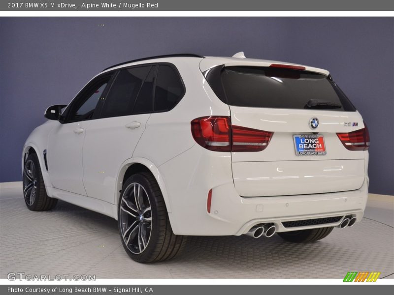 Alpine White / Mugello Red 2017 BMW X5 M xDrive