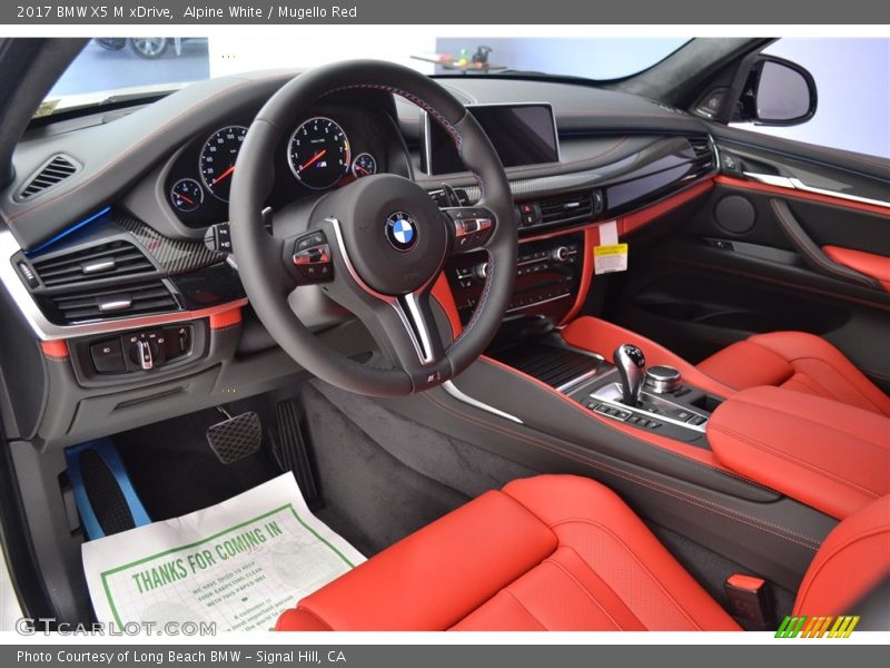  2017 X5 M xDrive Mugello Red Interior