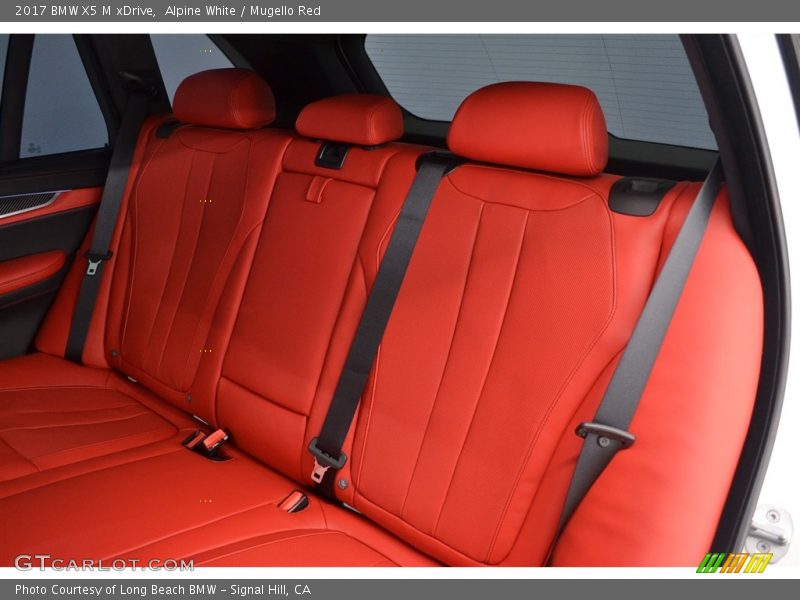 Rear Seat of 2017 X5 M xDrive
