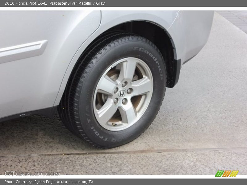 Alabaster Silver Metallic / Gray 2010 Honda Pilot EX-L