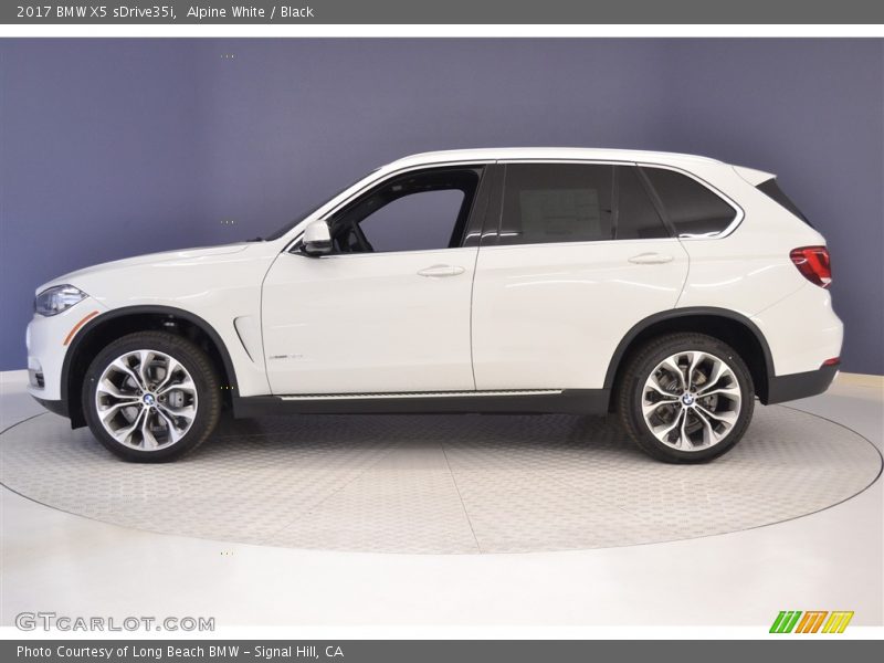 Alpine White / Black 2017 BMW X5 sDrive35i
