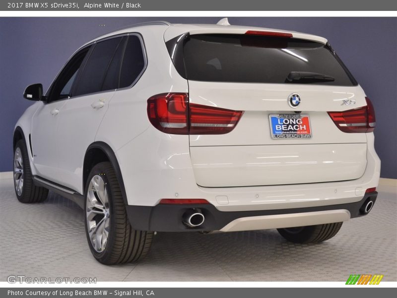 Alpine White / Black 2017 BMW X5 sDrive35i