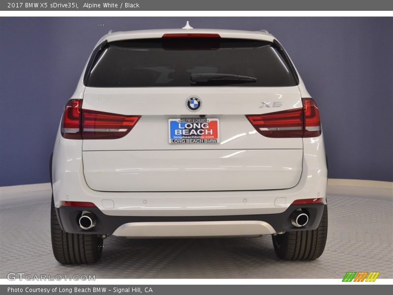 Alpine White / Black 2017 BMW X5 sDrive35i