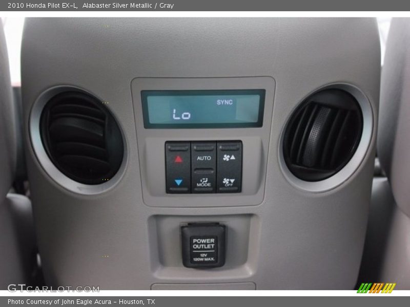 Alabaster Silver Metallic / Gray 2010 Honda Pilot EX-L