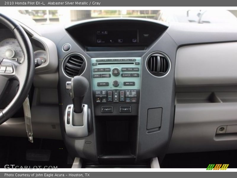 Alabaster Silver Metallic / Gray 2010 Honda Pilot EX-L