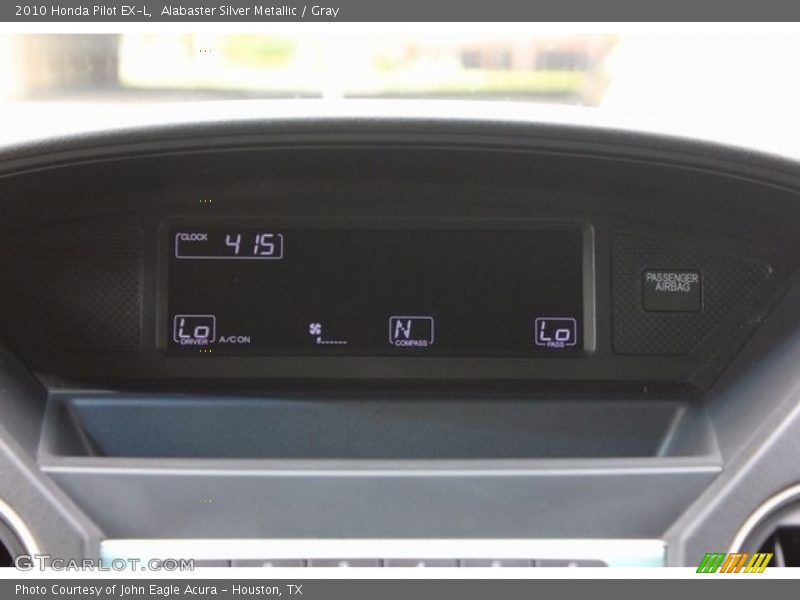 Alabaster Silver Metallic / Gray 2010 Honda Pilot EX-L