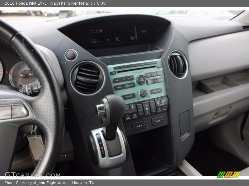 Alabaster Silver Metallic / Gray 2010 Honda Pilot EX-L