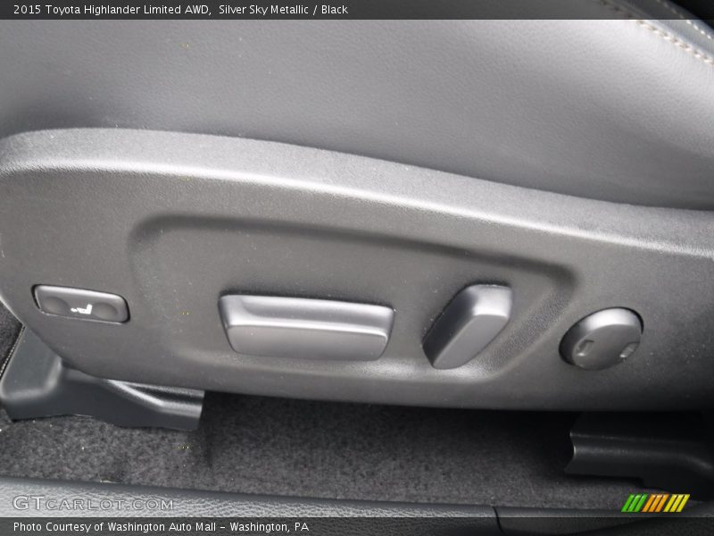 Silver Sky Metallic / Black 2015 Toyota Highlander Limited AWD