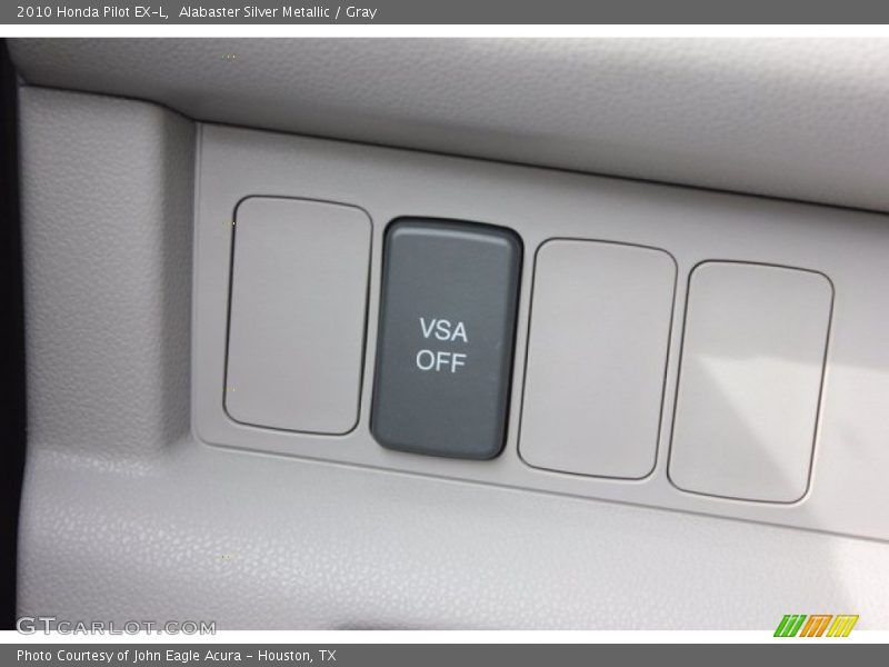 Alabaster Silver Metallic / Gray 2010 Honda Pilot EX-L