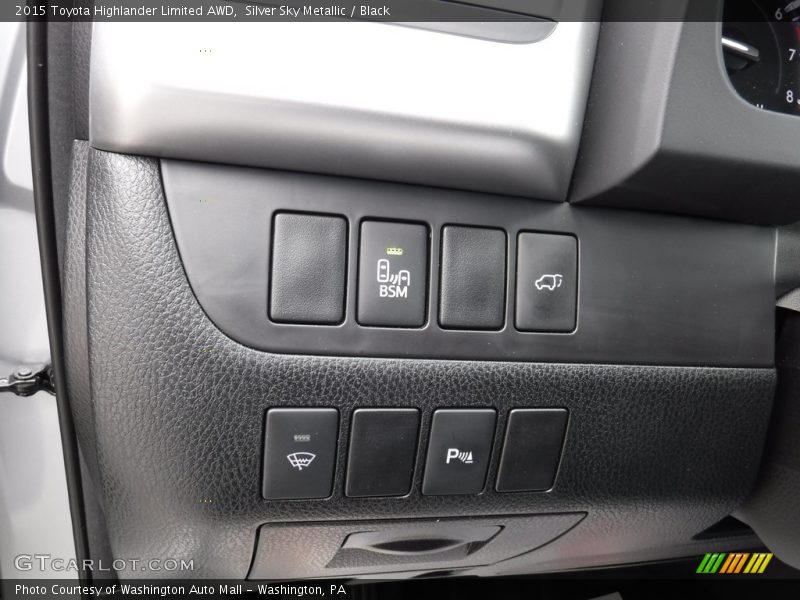 Silver Sky Metallic / Black 2015 Toyota Highlander Limited AWD