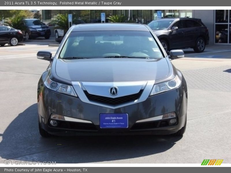 Polished Metal Metallic / Taupe Gray 2011 Acura TL 3.5 Technology