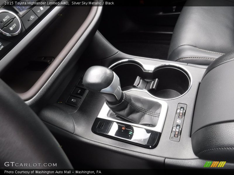 Silver Sky Metallic / Black 2015 Toyota Highlander Limited AWD
