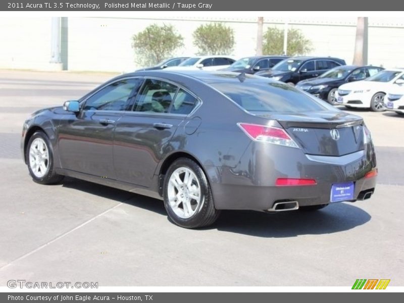 Polished Metal Metallic / Taupe Gray 2011 Acura TL 3.5 Technology